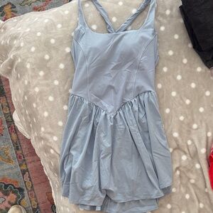 Light Blue Sleeveless athletic Dress